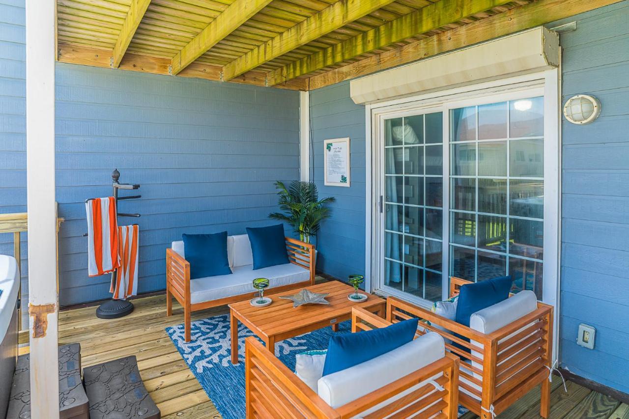 Hot Tub - Ocean Views - Steps To Private Beach - Quiet Location Galveston Exteriér fotografie